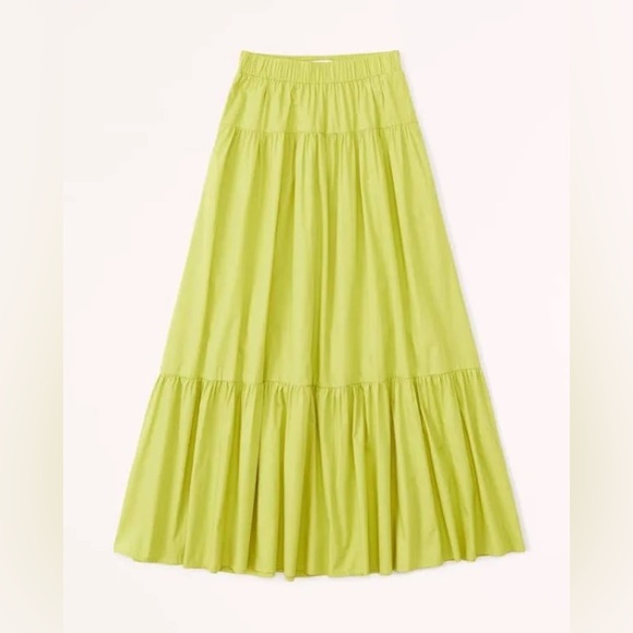 Abercrombie & Fitch Dresses & Skirts - NWOT Abercrombie Poplin Tiered Maxi Skirt - Small